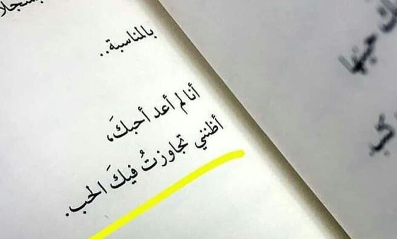 اقتباسات حب للحبيب