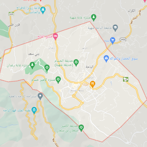 الرمز البريدي للباحة ولمناطق مختلفة في بلجرشي